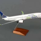 Airplane United Airlines Boeing B737-900ER Eco Skies  12.63"  Model Aircraft