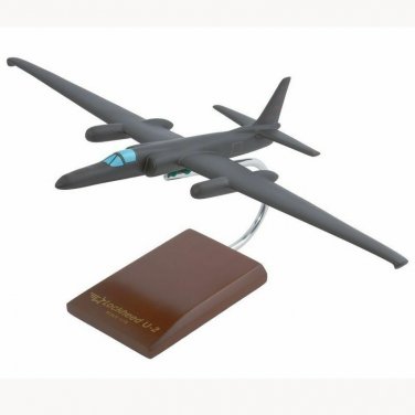 Airplane USAF CIA Lockheed U-2 TR -1 Spy Dragon Lady  11"  Wood Model Aircraft