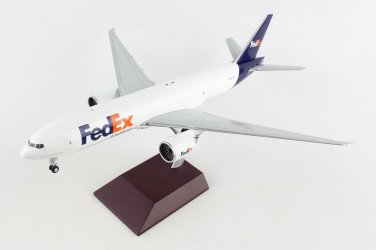 Airplane FedEx Boeing 777F-200F  REG#N886FD 14.50" Diecast  Model Aircraft