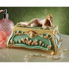 Art Nouveau Style Flower Princess Treasure Jewelry Box By Gabriella Veronese