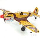 Airplane Curtiss Hawk 81A  Fighter WWII 13" Metal  Model Aircraft