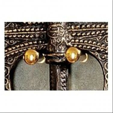 Decorative Brass Axe/Sword Hanger Set of Two