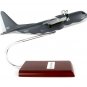 Airplane USAF Lockheed C-130 Hercules Gunship Large 19"  Wood Model Aircraft