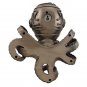 Steampunk Octopus Cold Coast Bronze 11" Wall Sculpture
