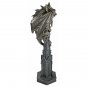 Medieval Gothic Large Raptor Gargoyle 30" Sculpture by Artist Gary Chang