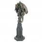 Medieval Gothic Large Raptor Gargoyle 30" Sculpture by Artist Gary Chang