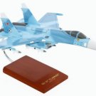 Airplane Russian Airforce SU-27 Flanker Fighter Jet 12.0"  Wood Model Aircraft