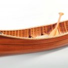Canoe Cedar Strip with Ribs with Paddles 6 Ft Wood Model Matee Finish  Assembled