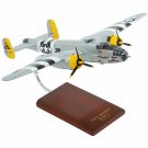 Airplane USA B-25J Mitchell Silver Executive Sweet Bomber 13.5" Model Aircraft