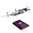 Airplane US Army Lockheed P38J Lightning Pudgy Interceptor 14.25" Model Aircraft