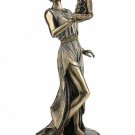 Greek Mythology Pandora With Open Box  10.5 " Cold Cast Bronze Statue