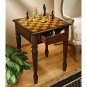 Antique Replica European  26" Handmade Hardwood Chess Gaming Table With Chess