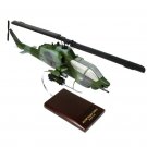 US Army Bell AH-1W Super Cobra Attack Helicopter 17"  Wooden Model Aircraft