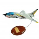 Airplane USN  F-8E Crusader  Jet Fighter 12" Wooden Model Aircraft