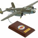 Airplane North American Aviation USA  B-25J Mitchell Briefing Time Bomber 15.75" Wood Model Aircraft