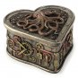 Steampunk Octopus Heart Shaped Treasure Trinket Jewelry Box