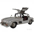 Automobil Mercedes Benz 300L Gullwing Silver 13" Metal Model Car Assembled