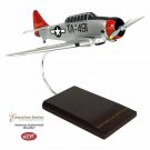 Airplane Replica US AirForce AT-6G TEXAN Silver Single-Engine 11" Model Aircraft