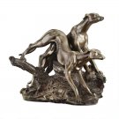 Art Deco Style Replica Born to Run Greyhound Sculpture by Pierre Jules Mene