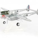 Airplane USAF Lockheed P-38J Flying Red Bulls Diecas Model Aircraft
