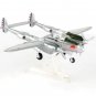 Airplane USAF Lockheed P-38J Flying Red Bulls Diecas Model Aircraft