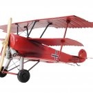 Airplane German Fokker Red Baron's Triplane 12.75"  WWI Metal Model Aircraft