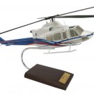 Bell 412 Utility Helicopter  4 Blade Copter Huey  16.3/4" Wood  Model Aircraft