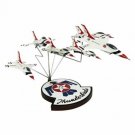 Airplane USAF F-16 Thunderbirds Formation Set of 6  Wood Model Aircraft