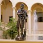 Ancient Medieval Replica Crusader Soldier Cast Bronze 43" Handmade Garden Statue