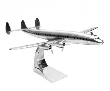 Airplane Lockheed Super Constellation 27.2" Aluminum Model Aircraft By Authentic Models