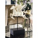 Greek Mythology Galloping White Pegasys 11.5"  Statue