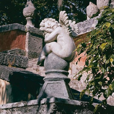 Dreaming Cherub 22" Garden Statue