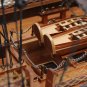 USS Constitution Old Ironside Tall Ship 38" Model Sailboat With Table Top Display Case Assembled