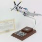 Airplane USAF P-51D Mustang Scatt VII  With Real Plane Relic 15" Wood Model Aircraft
