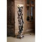 The Peacock Goddess Torchiere 74.5" Floor Lamp