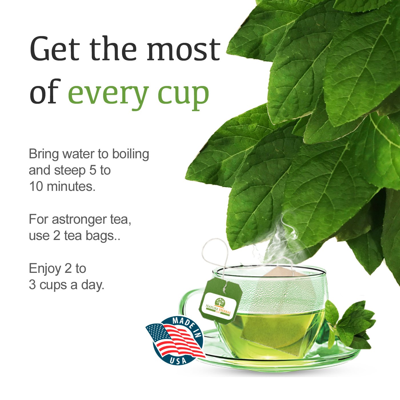 Natural Herbal Bitter Leaf Tea. Antioxidant. Vitamin C & Immune Booster