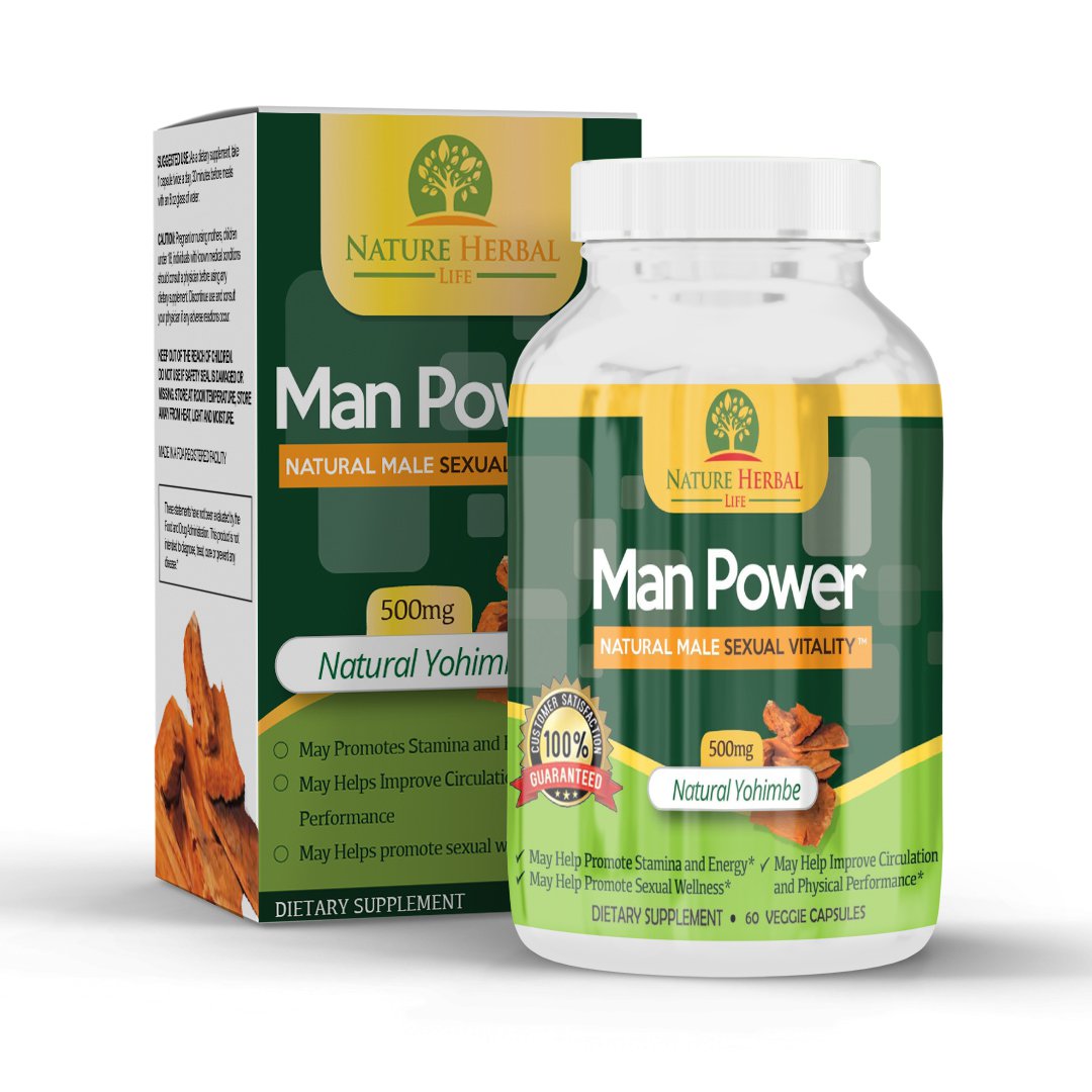 Man Power Natural Supplement For Men Energy Pills For Better Health 4028