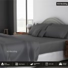 SGI bedding Egyptian Cotton - Sheet Set for Queen Mattress Dark Gray Solid 600 TC Deep Pocket