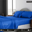 SGI bedding Egyptian Cotton Sheet Set for Queen Mattress Royal Blue Solid 600 TC Deep Pocket