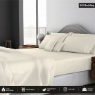 SGI bedding Egyptian Cotton Sheet Set for Queen Mattress Ivory Solid 600 TC Deep Pocket