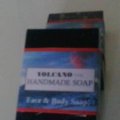 VOLCANO TYPE GOAT'S MILK SOAP WITH ACTIVATED CHARCOAL SET OF6