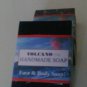 VOLCANO TYPE GOAT'S MILK SOAP WITH ACTIVATED CHARCOAL SET OF6