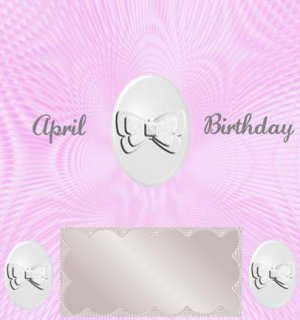 PERSONALIZED BIRTHDAY CANDY BARS FAVORS GIFTS - APRIL