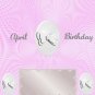 PERSONALIZED BIRTHDAY CANDY BARS FAVORS GIFTS - APRIL