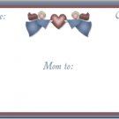 MOM TO MOM INFORMATION CARDS Mommy Cards