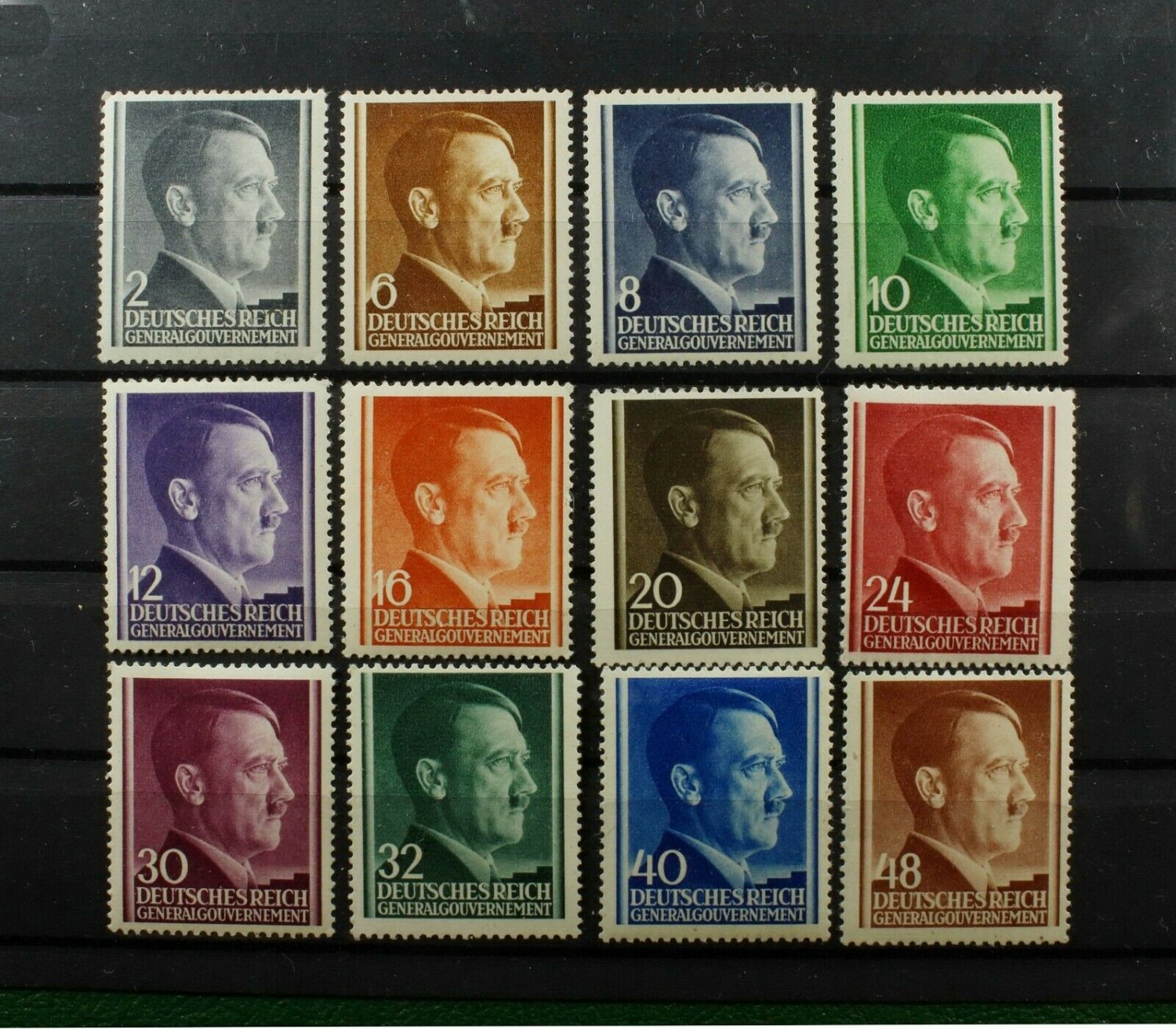 German Occupation Stamps - Poland. General Government. Adolph Hitler.1941.