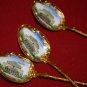 Vintage Old 5 spoons Moscow Bolshoi theater Enamel USSR Retro Russia