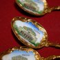 Vintage Old 5 spoons Moscow Bolshoi theater Enamel USSR Retro Russia