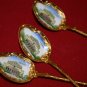 Vintage Old 5 spoons Moscow Bolshoi theater Enamel USSR Retro Russia