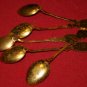 Vintage Old 5 spoons Moscow Bolshoi theater Enamel USSR Retro Russia